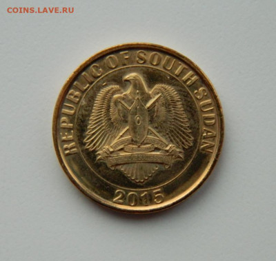 Южный Судан 20 пиастров 2015 г. (Фауна) до 17.02.21 - DSCN6614.JPG