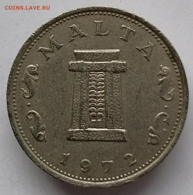 5 центов 1972 г. МАЛЬТА до 15.02.21 в 22:00 МСК - IMG_20210120_175454