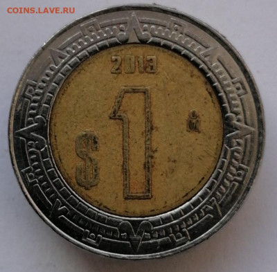 1 песо 2013 г. МЕКСИКА до 15.02.21 в 22:00 МСК - IMG_20210121_220812