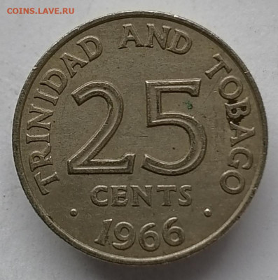 25 центов 1966 г. ТРИНИДАД И ТОБАГО до 15.02.21 в 22:00 МСК - IMG_20210129_235928