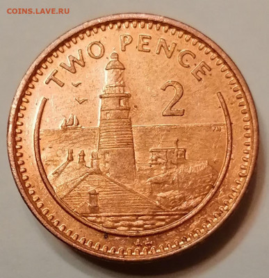 2 пенса 1999 г. ГИБРАЛТАР до 15.02.21 в 22:00 МСК - IMG_20210130_201325