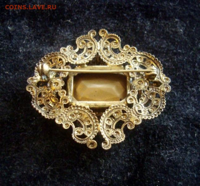 Красивая винтажная брошь. Чехия. - DSC08951.JPG