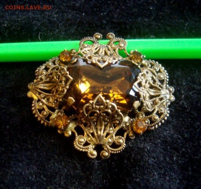 Красивая винтажная брошь. Чехия. - DSC08949.JPG