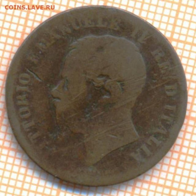 Италия 5 чентезимо 1862 г., до 21.02.2021 г. 22.00 по Москве - Италия 5 чентезимо 1862 2731