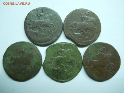 1 копейка 1757-1760. 5 штук.до 17.02.2021 в 22-00 по мск - DSCN5984.JPG