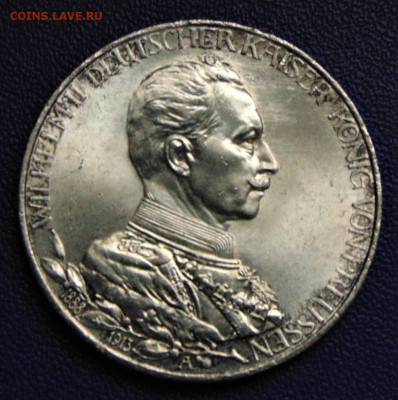 3 марки 1913 г. Пруссия - 1