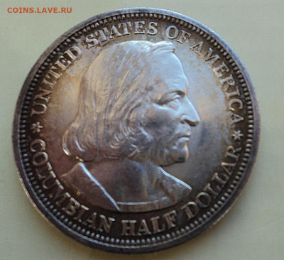 Доллар США 1885 и полдоллара Колумб - DSC08963.JPG