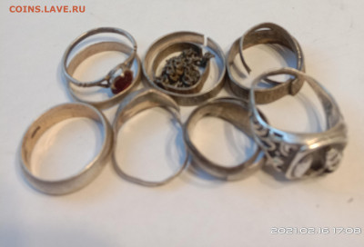 Серебренные изделия+ монеты. Лом Более 70 грамм. - IMG_20210216_171206.JPG