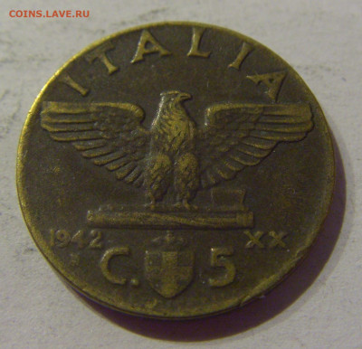 5 чентезимо 1942 Италия №1 22.02.2021 22:00 М - CIMG5719.JPG