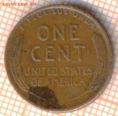 США 1 цент 1930D г., до 23.02.2021 г. 22.00 по Москве - США 1 цент 1930  2724а