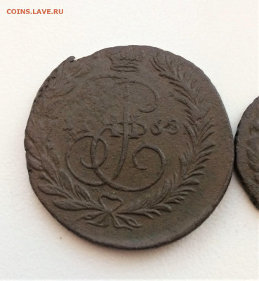 2 копейки 1768, копейка 1789 (141) 19.02 - gzo9TYgqGaE