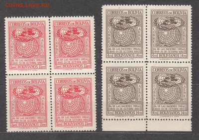 Боливия 1950 2м** в квартблоках до 24 02 - 155