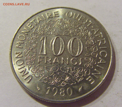100 франков 1980 Зап. Африка №1 24.02.2021 22:00 М - CIMG6278.JPG