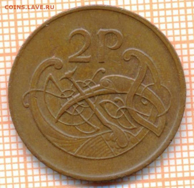 Ирландия 2 пенса 1980 г., до 24.02.2021 г. 22.00 по Москве - Ирландия 2 пенса 1980 2824