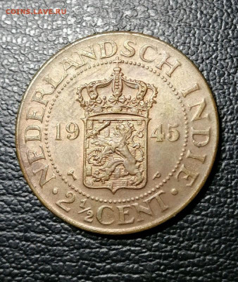 2 цента 1945г.,Голланд. Ост-Индия до 22.00мск 23.02.2021 - 8ADj0l7