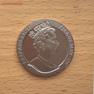 Крона Шайба Остров Мэн 1 крона 1987 Регата Кубок Америки - IMG_2434.JPG