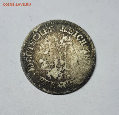 Германия 20 пфеннигов 1873 год Ганновер На оценку - 20210219_124434
