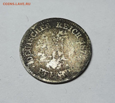 Германия 20 пфеннигов 1873 год Ганновер На оценку - 20210219_124417