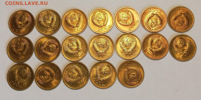 1 копейка 1968 UNC  19 шт  (25 фев 22:00) - IMG_20210219_152442