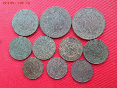 1,2,3,5 коп 1869-1914 г. 10 монеток. до 21.02 2021 г. - SAM_2479.JPG
