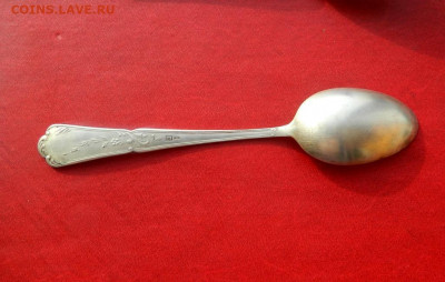 Столовая ложка с узором. Серебро 875. 56 гр. - stolovaja_lozhkas_risunkom_serebro_875_proba22