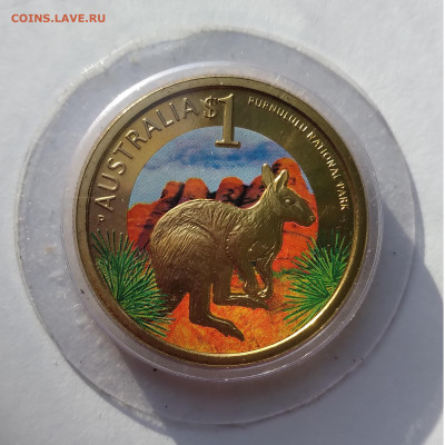 Австралия 1 доллар 2011 Кенгуру Эмаль Unc до 24.02.21г.22:00 - 20210218_160956