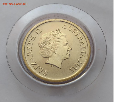 Австралия 1 доллар 2011 Кенгуру Эмаль Unc до 24.02.21г.22:00 - 20210218_160529