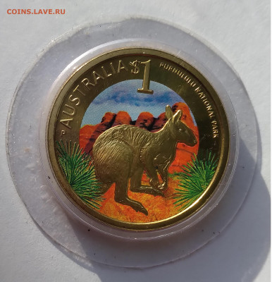 Австралия 1 доллар 2011 Кенгуру Эмаль Unc до 24.02.21г.22:00 - 20210218_160942