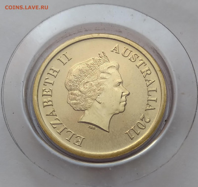 Австралия 1 доллар 2011 Кенгуру Эмаль Unc до 24.02.21г.22:00 - 20210218_170655