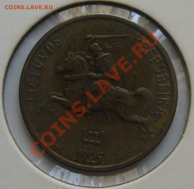 1 цент 1925 г. Литва - P1090122.JPG