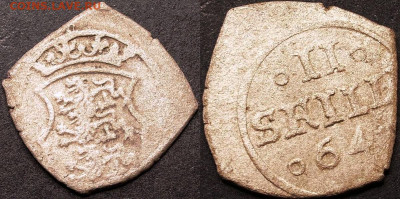 Дания - Frederik II_2 Skilling 1564