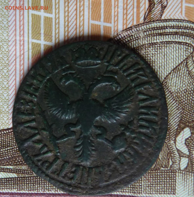 Денга Петра 1 1704 и 1711 года - P1200871_cr