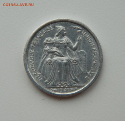 Новая Каледония 50 сантимов 1949 г. (Фауна) до 25.02.21 - DSCN6806.JPG