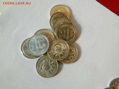 15 и 10 копеек 1928 и 1929 с банковских ролов. - Изображение 006