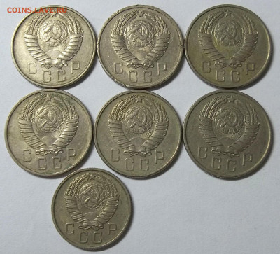 10,15,20 коп. 1957 г.-18 штук 25.02.21. 22:00 МСК - 100_3271.JPG