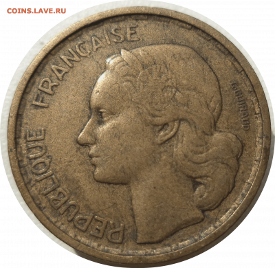 10 франков 1951 (B) г. ФРАНЦИЯ до 23.02.21 в 22:00 МСК - Rounded_20210222_173815