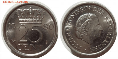 ФИКС 25 центов Нидерланды 1950-1992 гг. до 24.02.21 в 22:00 - IMG_20201219_001541