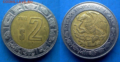Мексика - 2 песо 2012 года (БИМ) до 1.03 - Мексика 2 песо, 2012