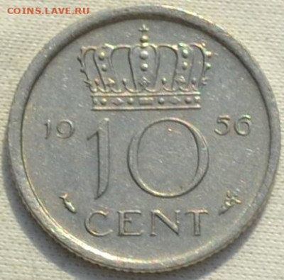 Нидерланды 10 центов 1956. 27. 02. 2021 в 22 - 00. - DSC_0486.JPG