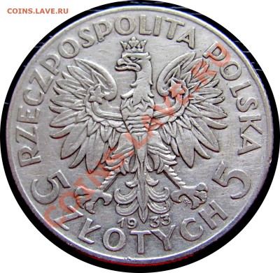 D28 Польша 5 зл. 1933 Ядвига (серебро) до 14.10 в 22°° - D28 Yadwiga 5 1933_2