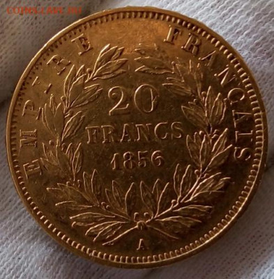 20 ФРАНКОВ 1856г Франция (золото) до 27.02.21 - IMG_20210225_135743