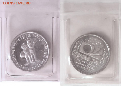 Жетон Чемпионат мира 1974 ФРГ - 2156_109297-1_c