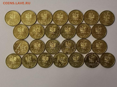 Польша 2 злотых 2004-05гг (к-кт 26шт), до 04.03 - Я Польша 2004-05г 26шт-2