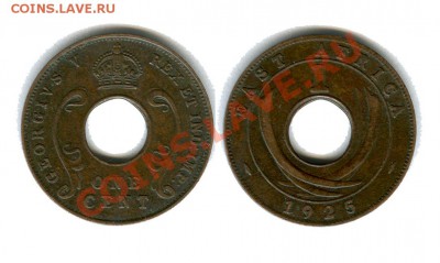 Восточная Африка 1 цент 1925 год - EAST AFRICA 1 CENT 1925