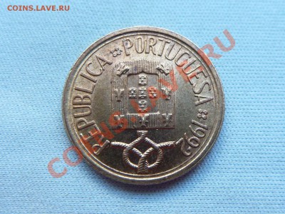 С 1 РУБЛЯ ПОРТУГАЛИЯ 1 эскудо 1992г.до 14.10.11 в 22-00 - MEMO0014.JPG