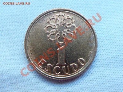 С 1 РУБЛЯ ПОРТУГАЛИЯ 1 эскудо 1992г.до 14.10.11 в 22-00 - MEMO0013.JPG