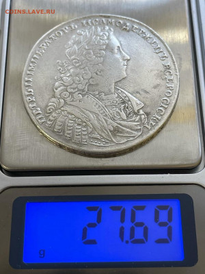 Рубль 1728 - 1728....