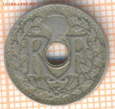 Франция 5 сантимов 1921 г., до 05.03.2021 г. 22.00 по Москве - Франция 5 сантимов 1921 1902
