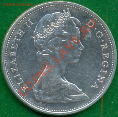 Канада,1д,1965,серебро,до13.10.2011г. 22.00 по Москве - Канада 1д 1965