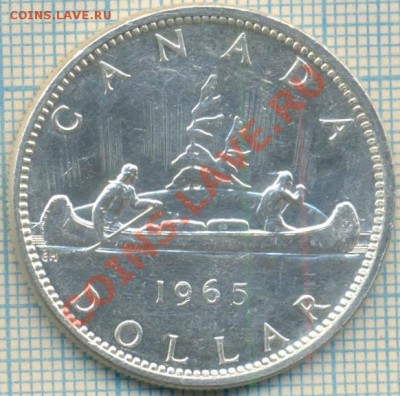 Канада,1д,1965,серебро,до13.10.2011г. 22.00 по Москве - Канада 1д 1965о